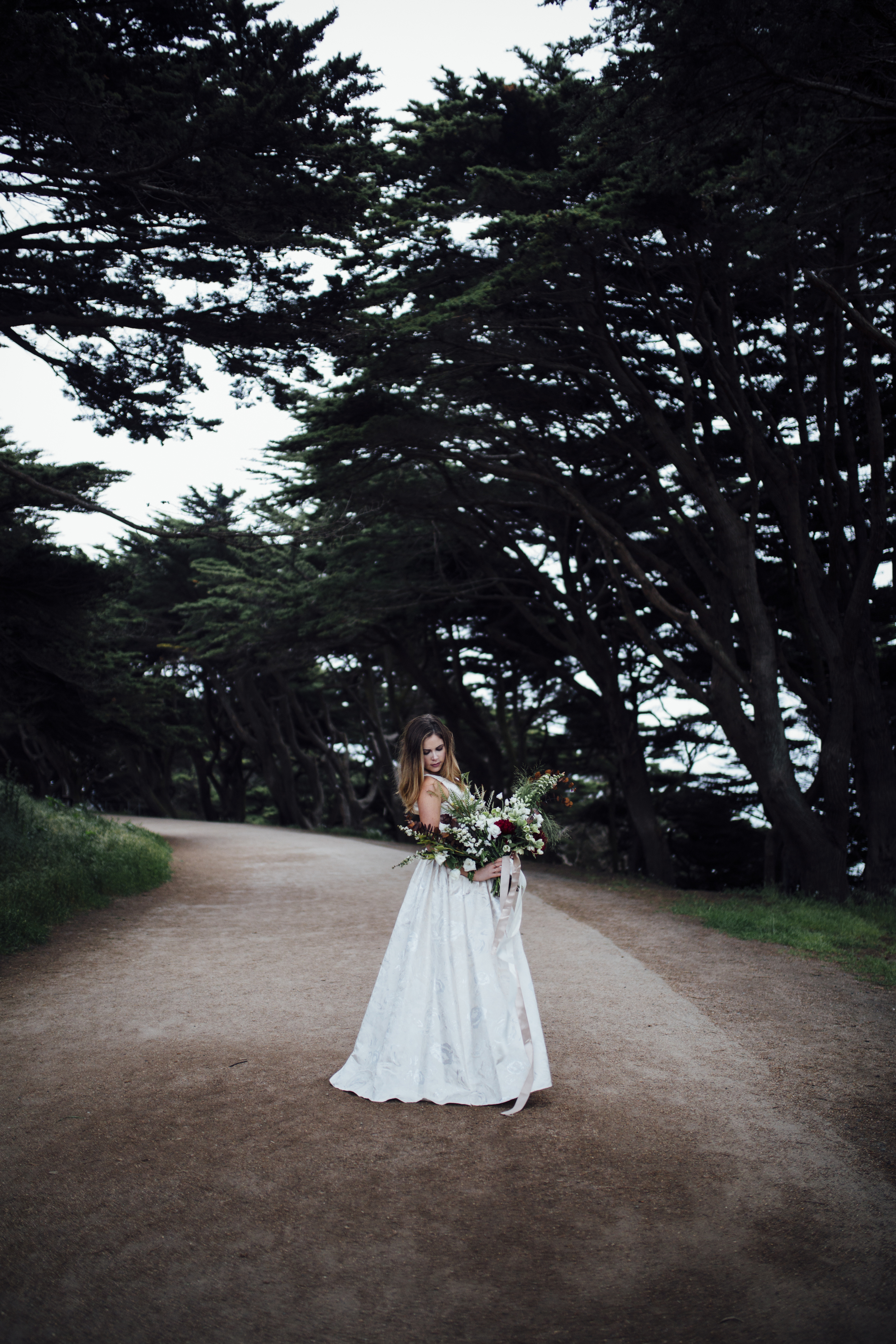  Nataly Zigdon Photography | San Francisco Bridal Shoot | Lands End | Roots Floral Design 