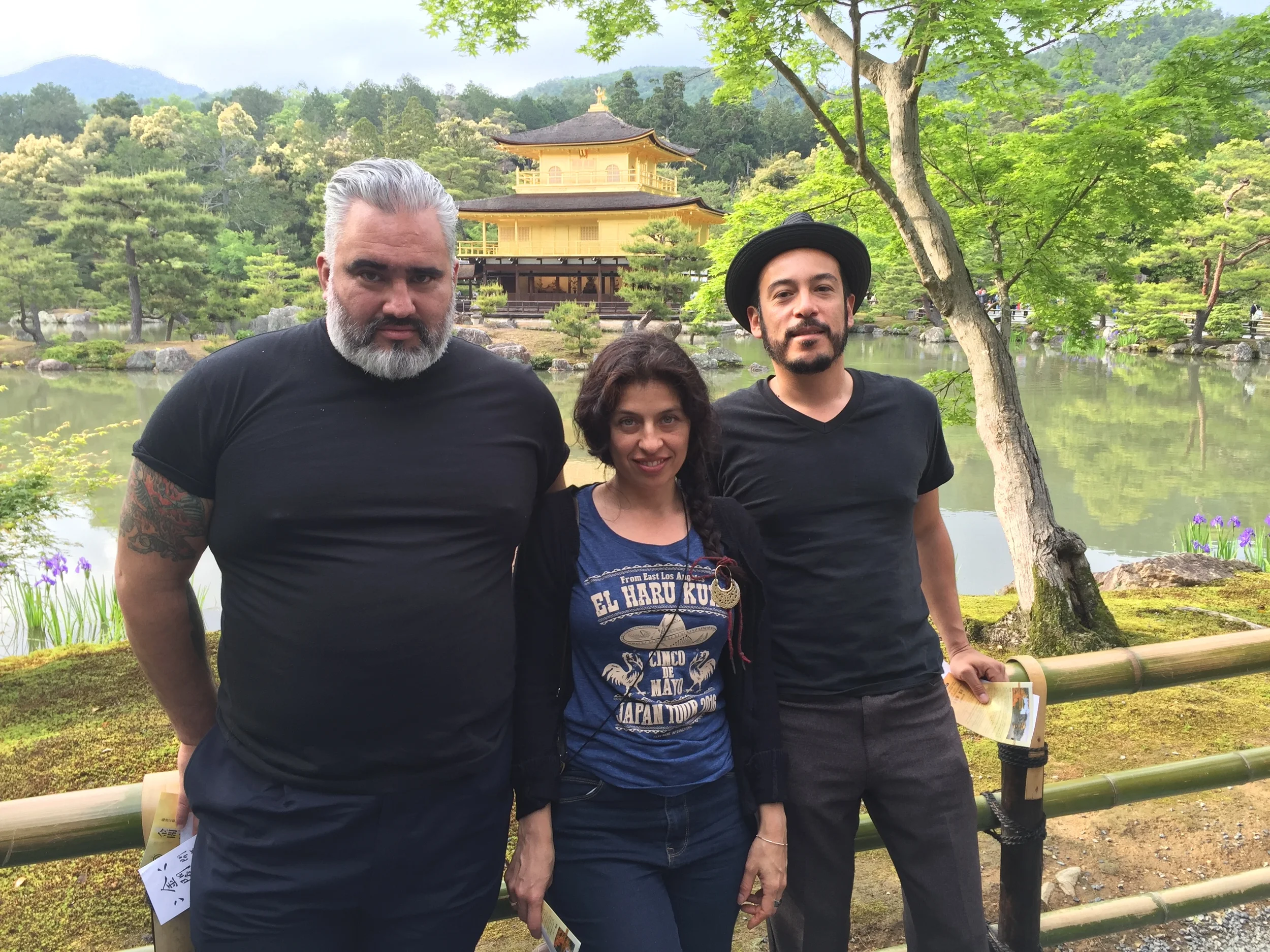 Us and the Golden Pavilion, Kyoto Japan