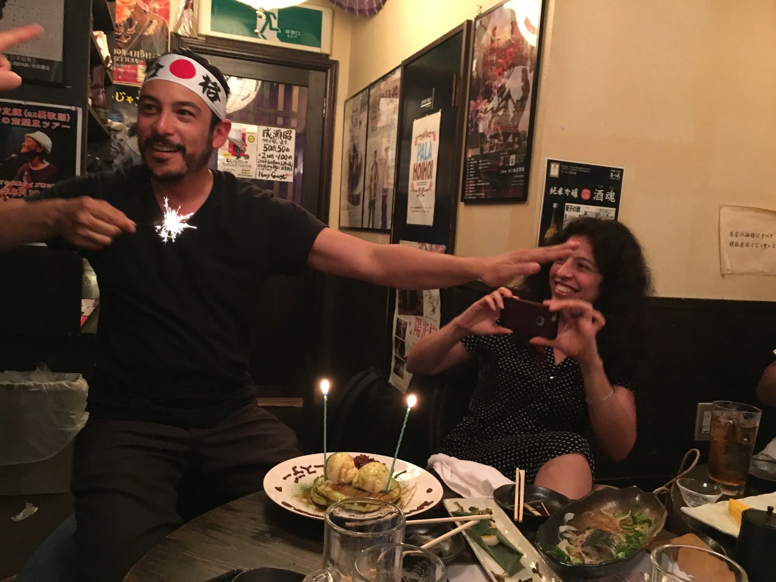 Lucky D who got to celebrate in Japan. Happy Birthday Dominique!
