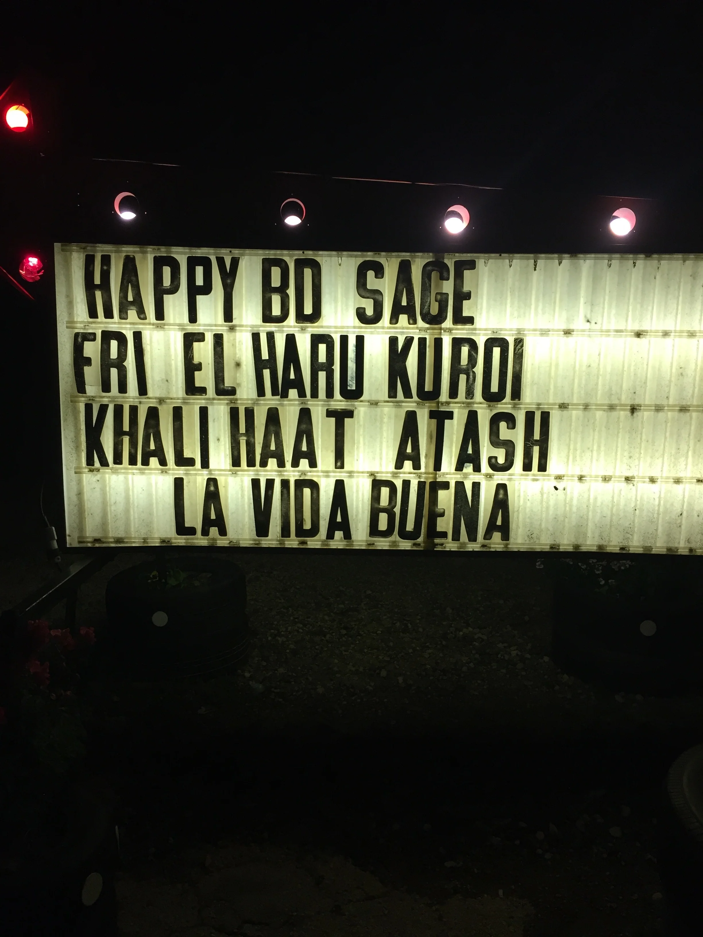 While in Austin Texas - Sahara Lounge