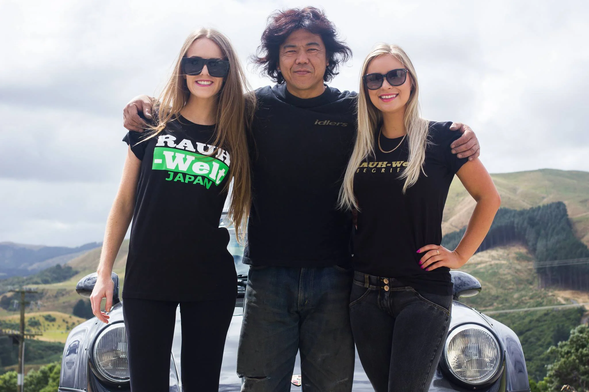 Favourite photo! Me, Akira Nakai and Vika.