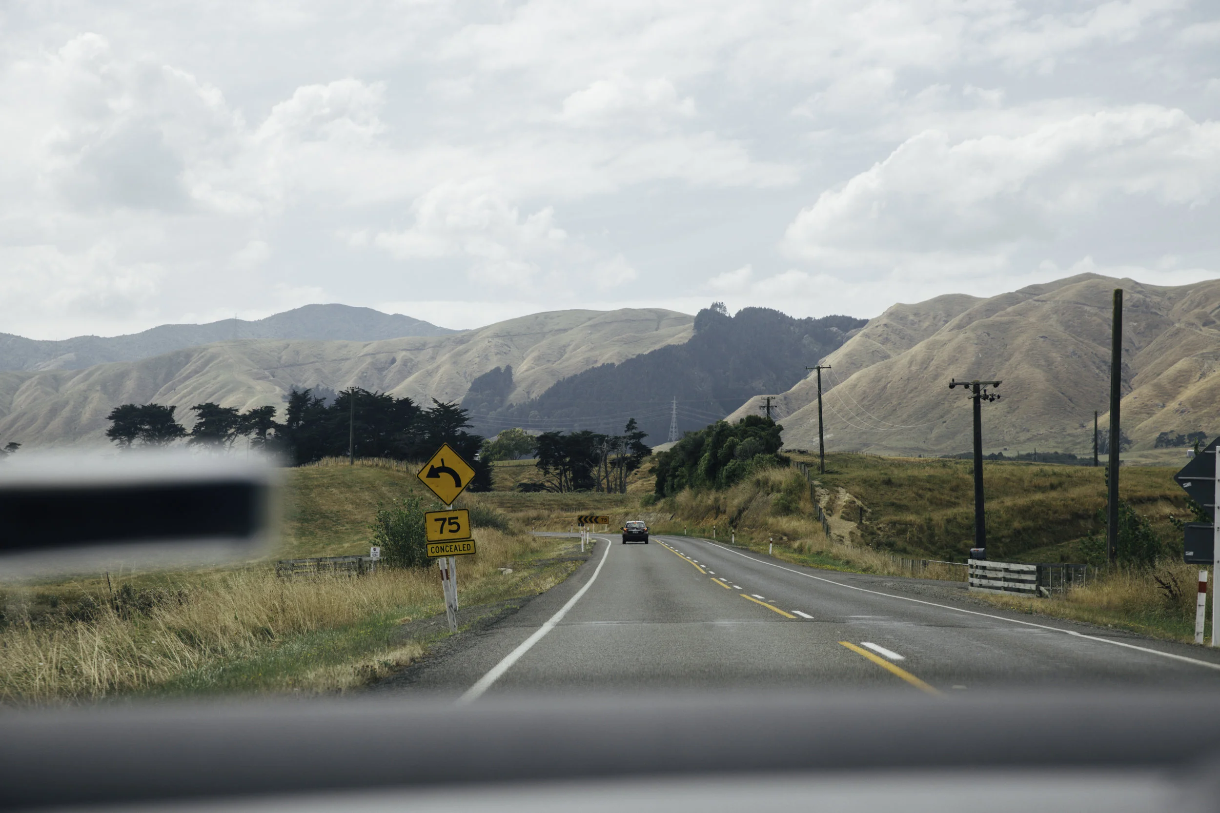 The road to Palmerston North - New Zealand.