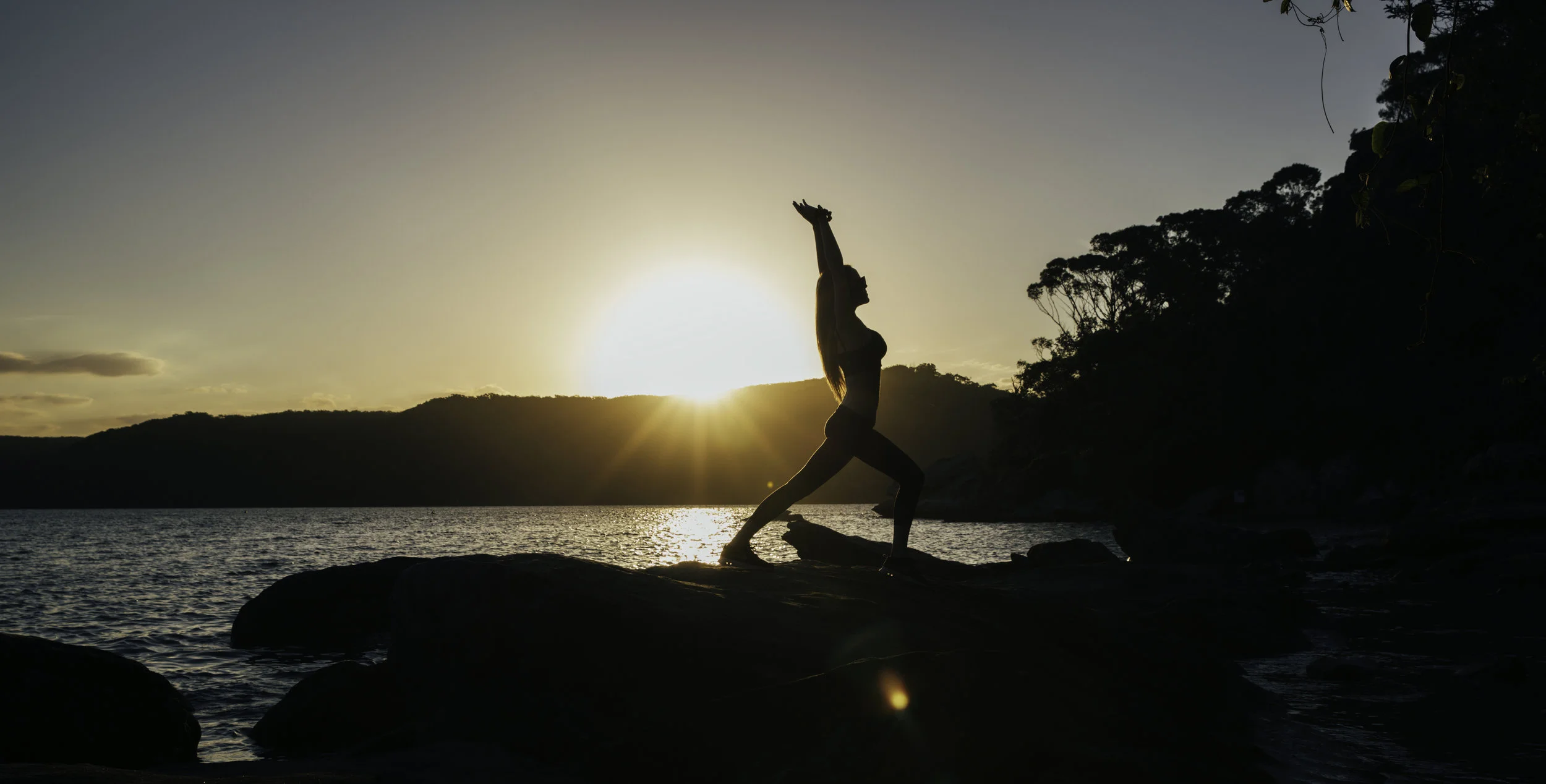 Sunset yoga.