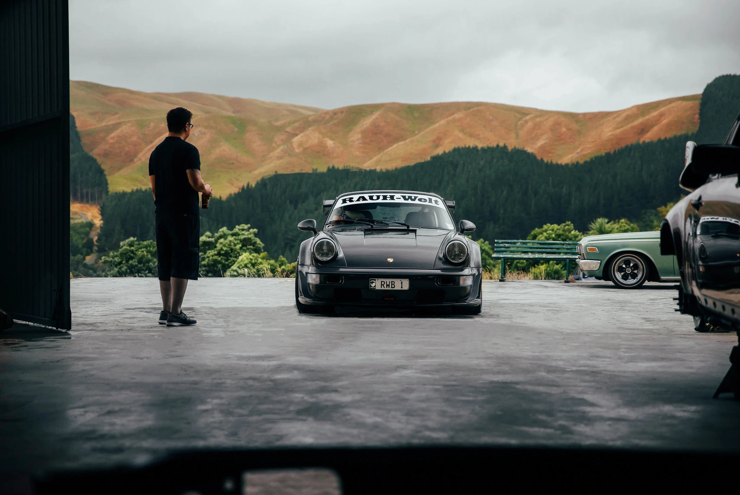 One of my favourite photos of Christian and 'Wakaito'. This was taken in the early hours of the RWB NZ build.