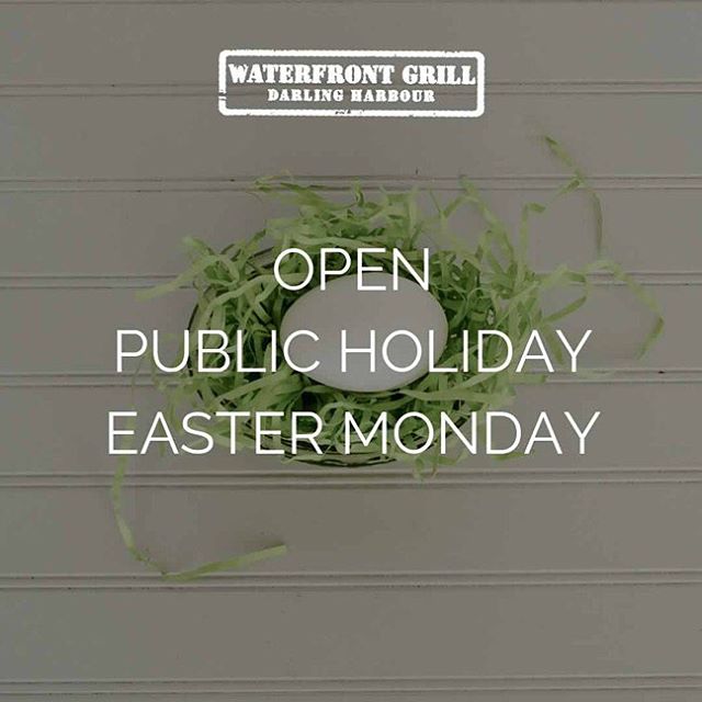 Happiness is ... public holidays with by the waterfront.
We Are Open for the Easter Monday Public Holiday: Join us! And don't forget to thank our wonderful staff for dishing up the steaks, ribs, burgers beers, wines and cocktails while we sit back and relax across the Easter Long Weekend 🤗
#waterfrontgrill