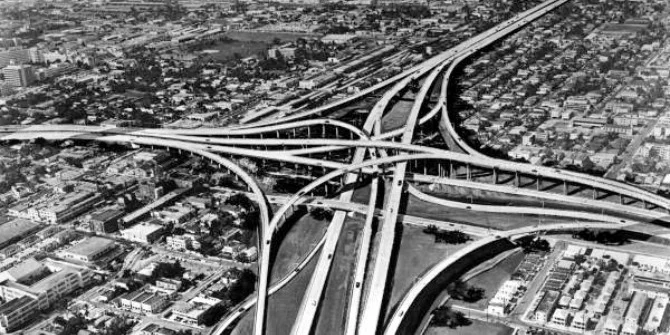 Image credit: Miami’s Complex Midtown Interchange, circa 1960s Public Domain