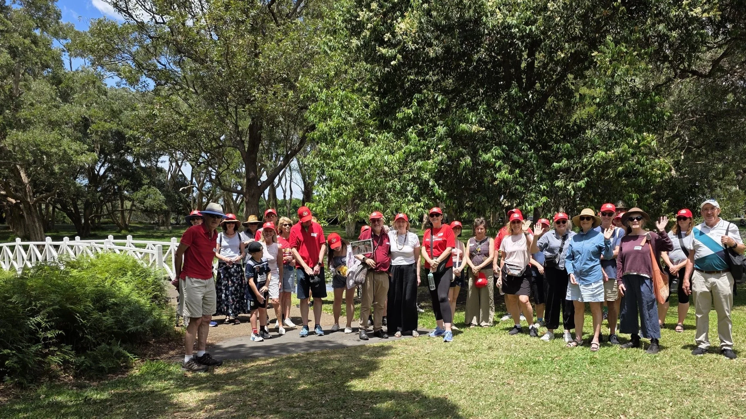 People in a park on the 2025 Sydney Walk for Life. Image credit  https://walkforlife.sydney/