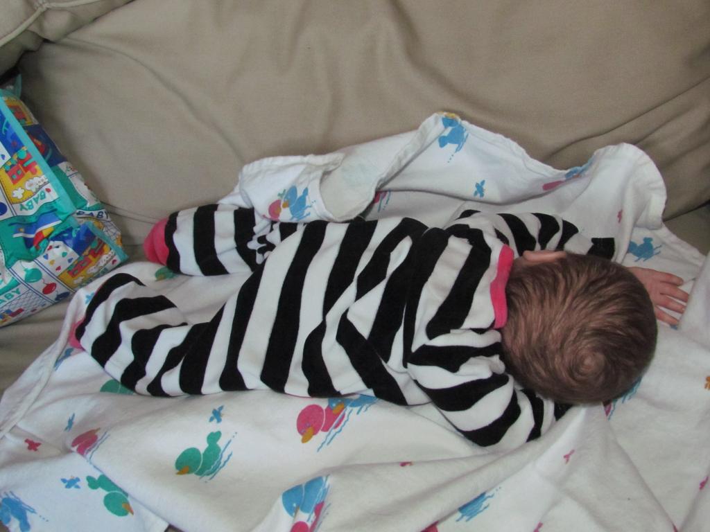 These days, many couch surfers are infants and children.