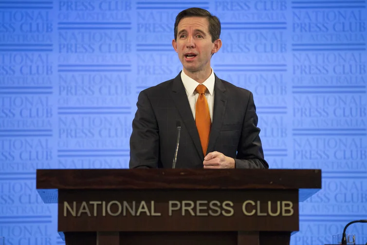 Simon Birmingham said a reduced HECS repayment threshold for graduates would deliver a ‘fairer deal for taxpayers’