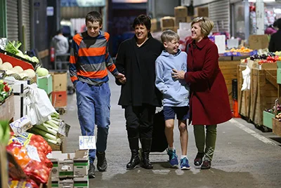 Anne Kavanagh and family