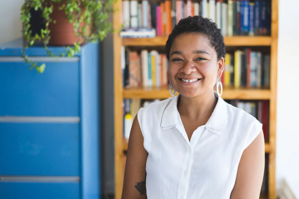 Girls and young women benefit from school-based programs, like Rosie in the Classroom, that provide guidance for navigating a range of complex issues. Photo credit Breeana Dunbar . 