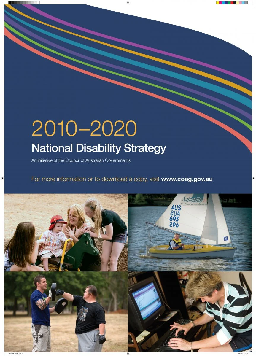 Cover page of the current National Disability Strategy, 2010-2020
