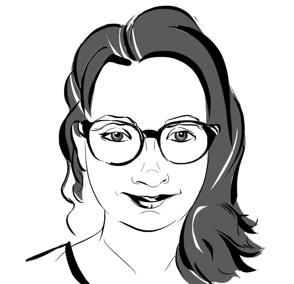 Sarah-Jane Fenton cartoon image