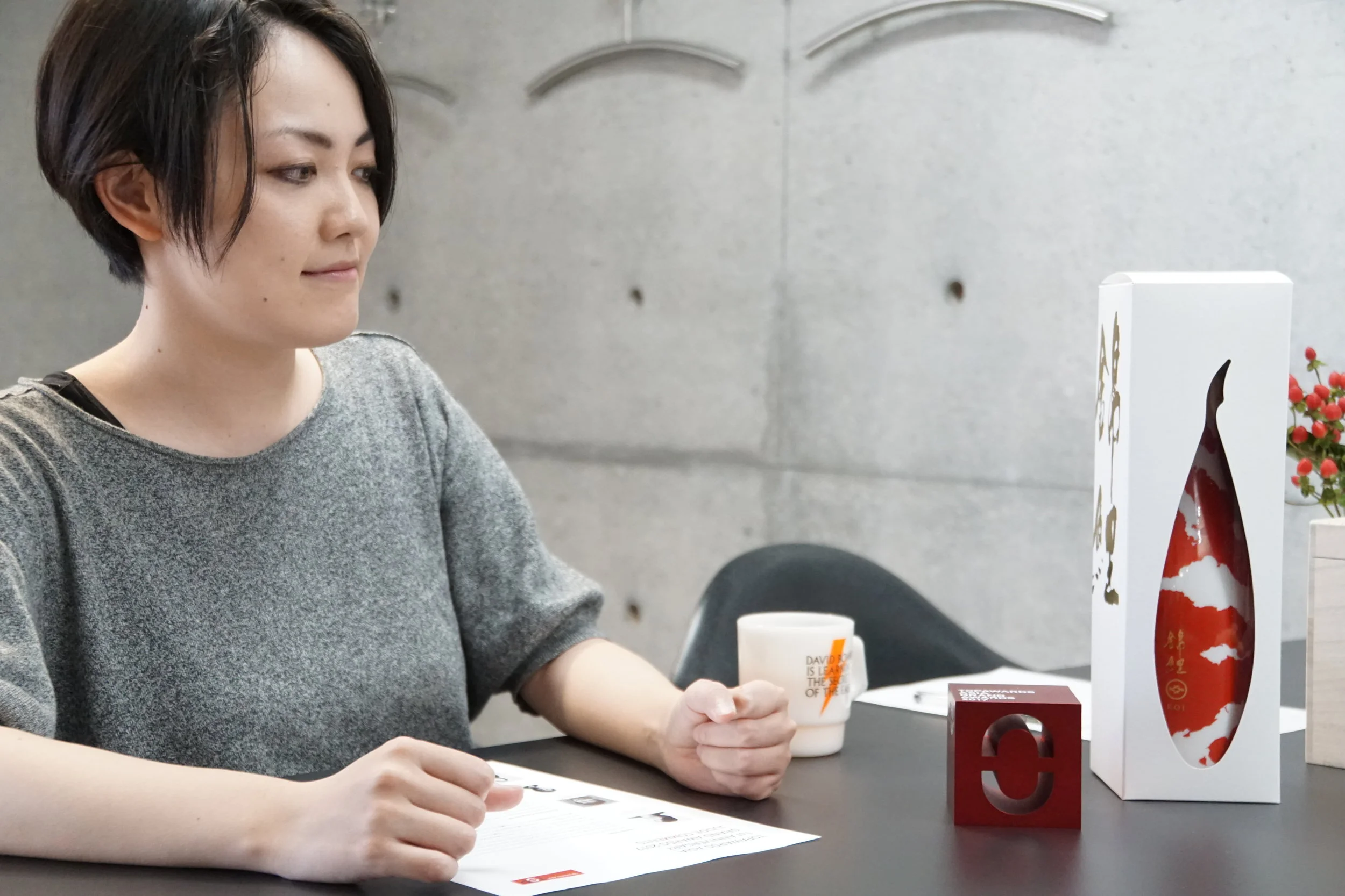 The interview below was conducted in Japanese, and translated to English on the right. 