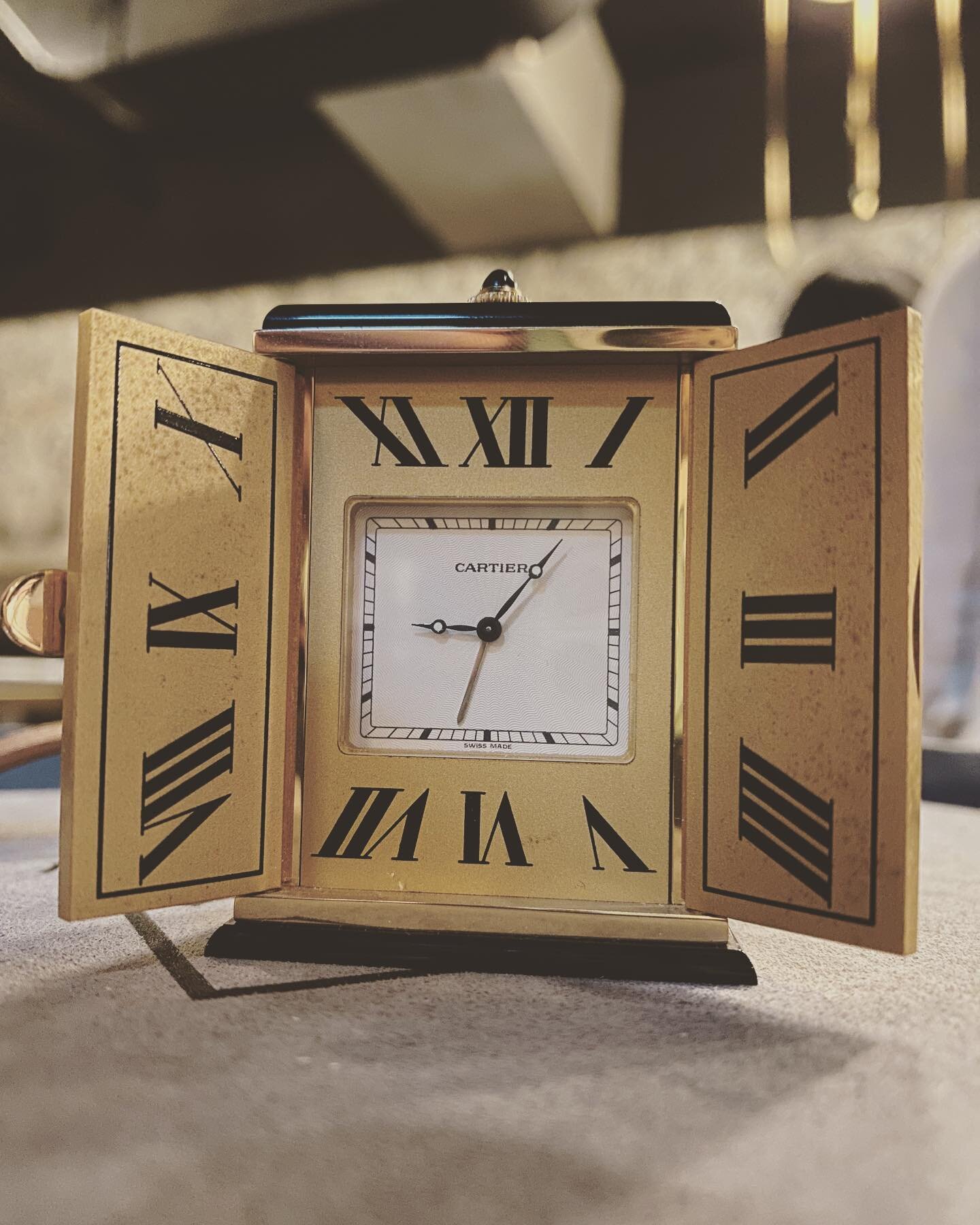 We love restoring Wrist Watches, Pocket Watches, Wall Clocks, Table Clocks, Travel Clocks&hellip;🤞🏻 For the love for horology, the more unique, the more vintage, the merrier!✌🏻

Spectacular Cartier Paris Art Deco Travel Alarm Clock owned by @watch