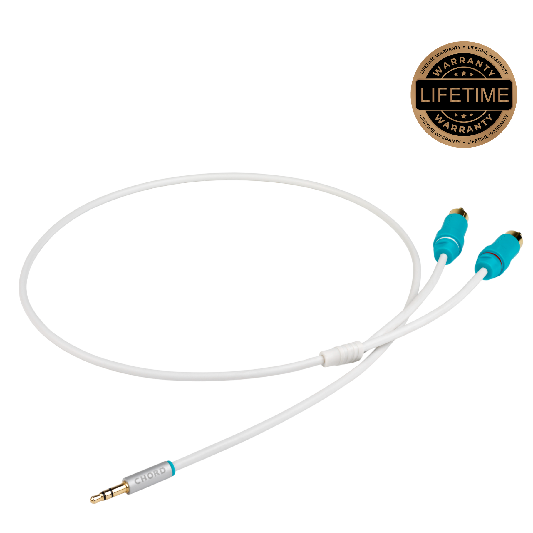 C-Jack 3.5mm to 2 RCA Interconnect Cable 1.5m