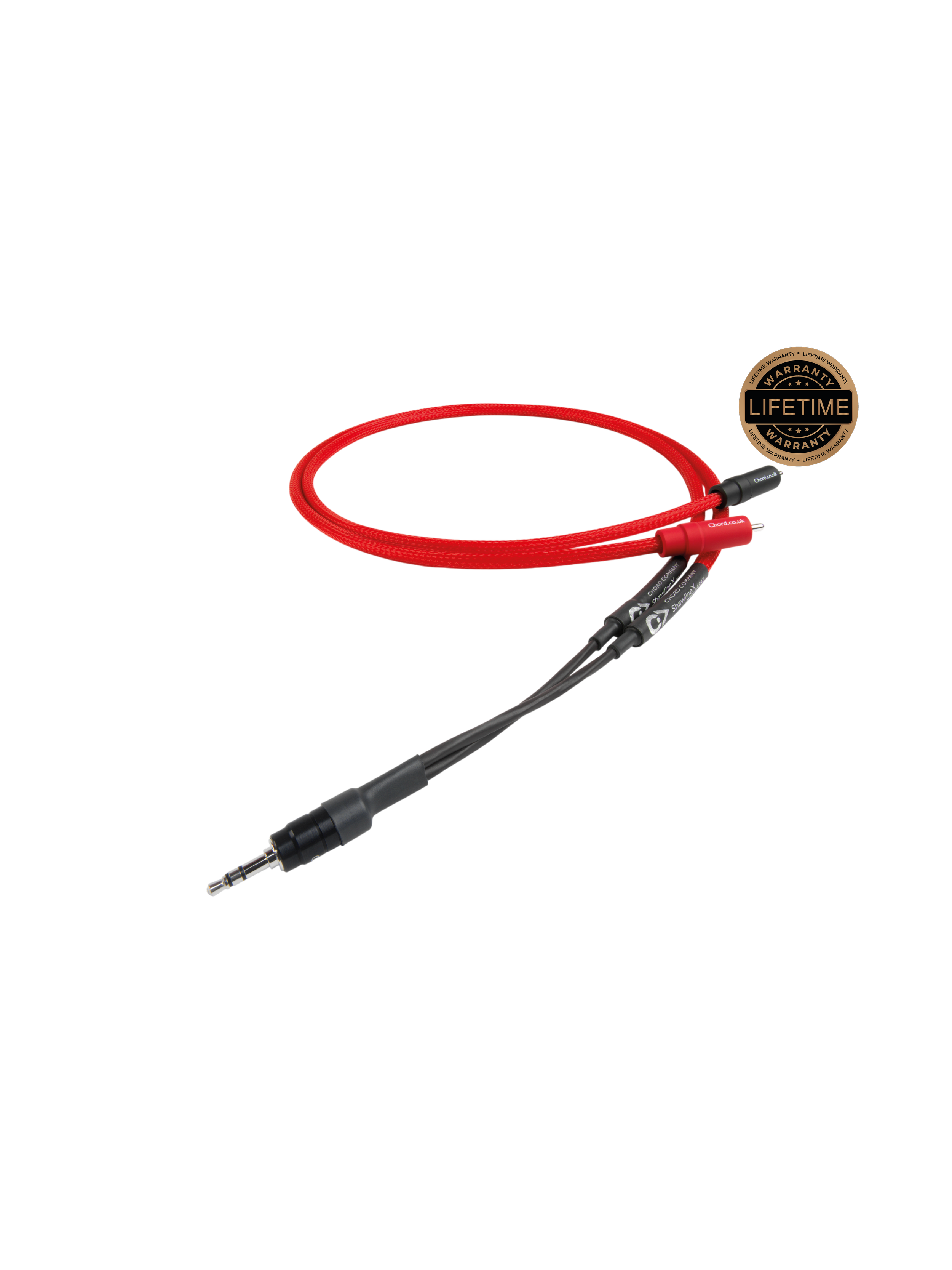 ShawlineX 3.5mm to 2 RCA Interconnect Cable 1.5meter