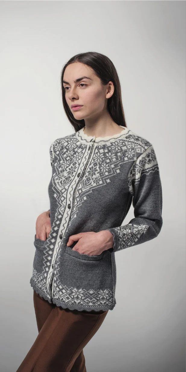 Norwegian Knitted Cardigan, Ingrid