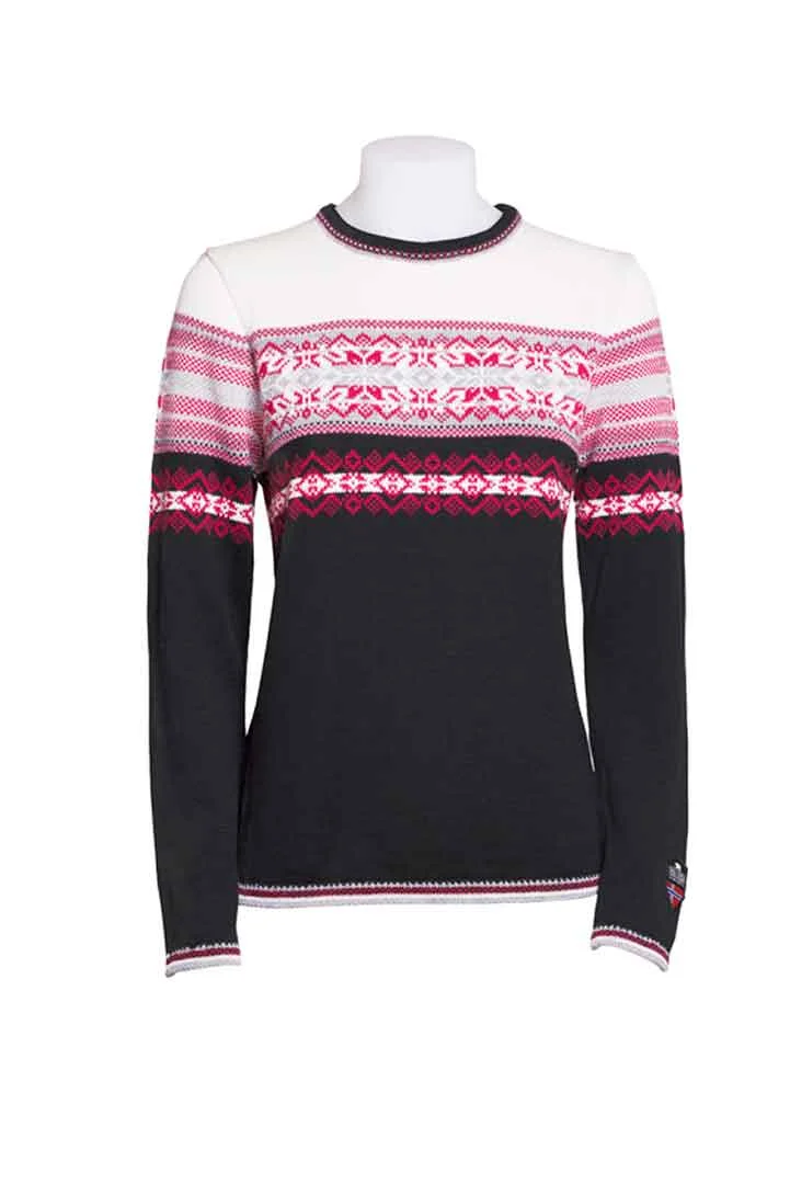Norwegian Skiing Sweater Black