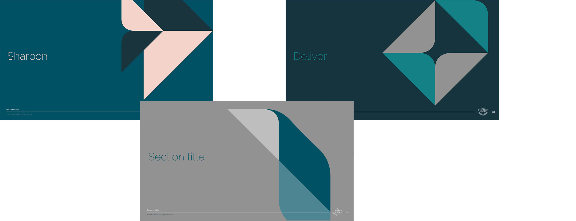 These icons were then used to tailor clients proposals in a keynote presentation...