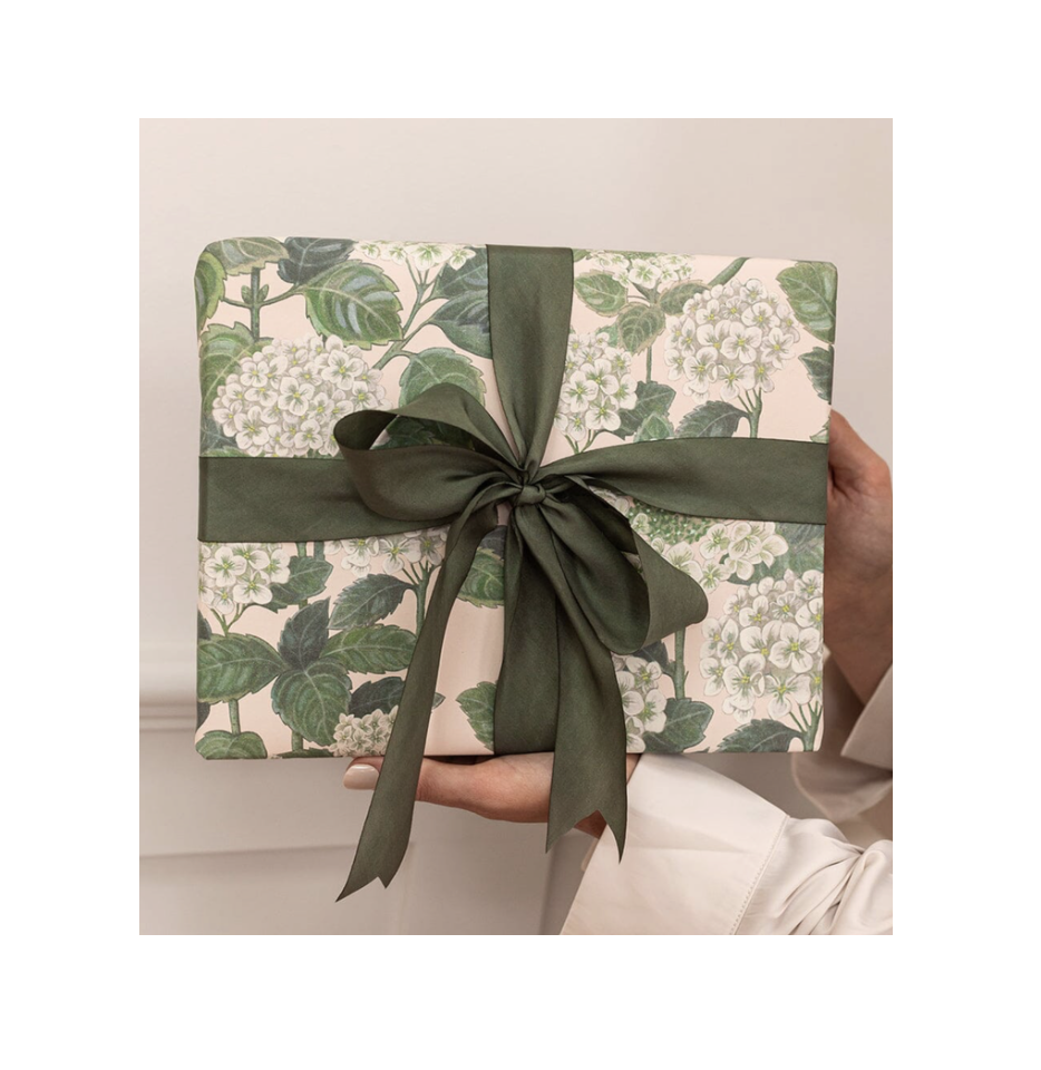 Gift Wrap Roll 3m - Hydrangea