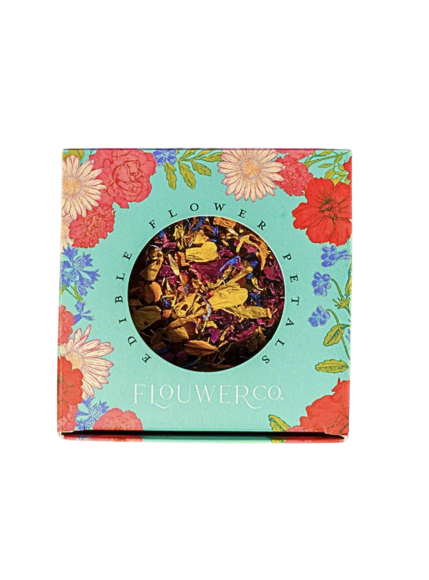 Flouwer Co have mastered the art of finishing every dish with edible flowers by making it a cinch! The perfect mix of seasonal organic flowers.