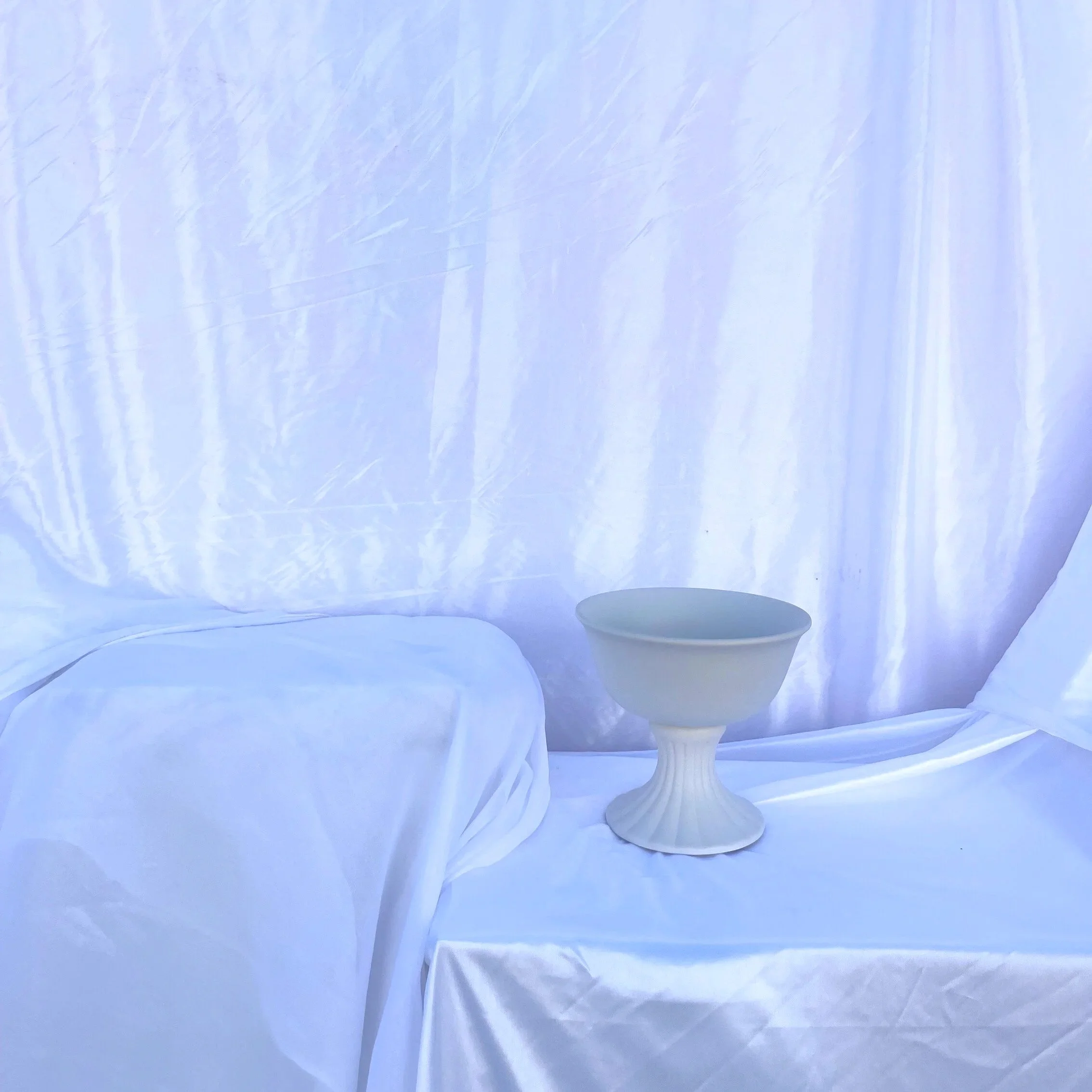 Small White Ceramic Vessel 