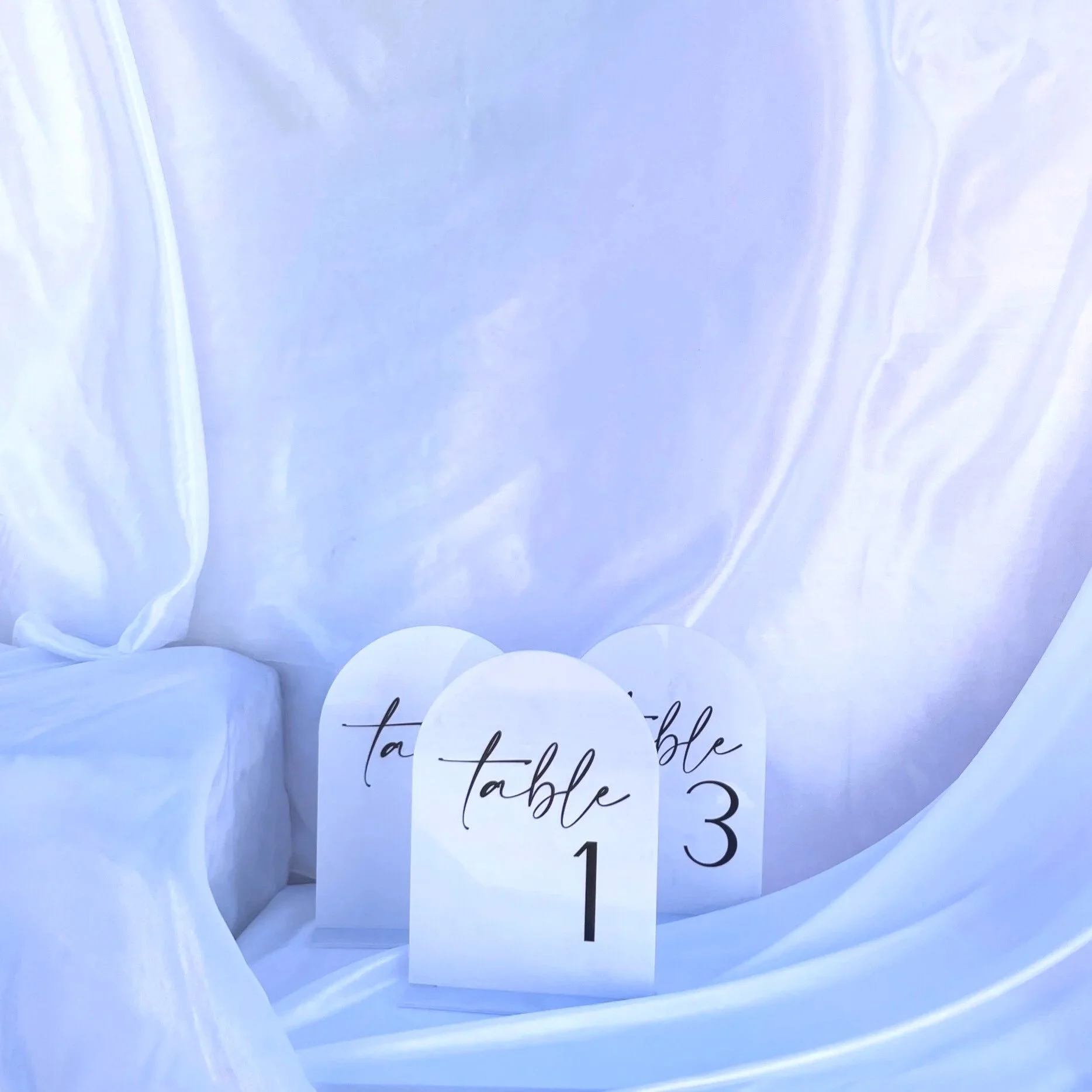 Table Numbers - White (1-22)