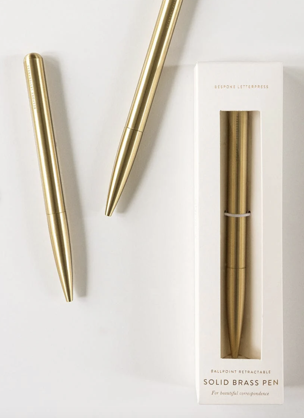 Solid Brass Ballpoint Twist pen (Boxed)