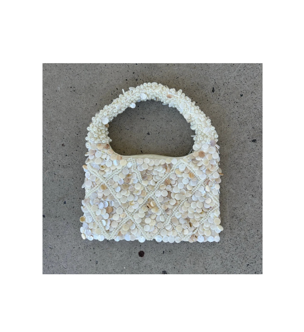 Isla Shell and Pearl Bag