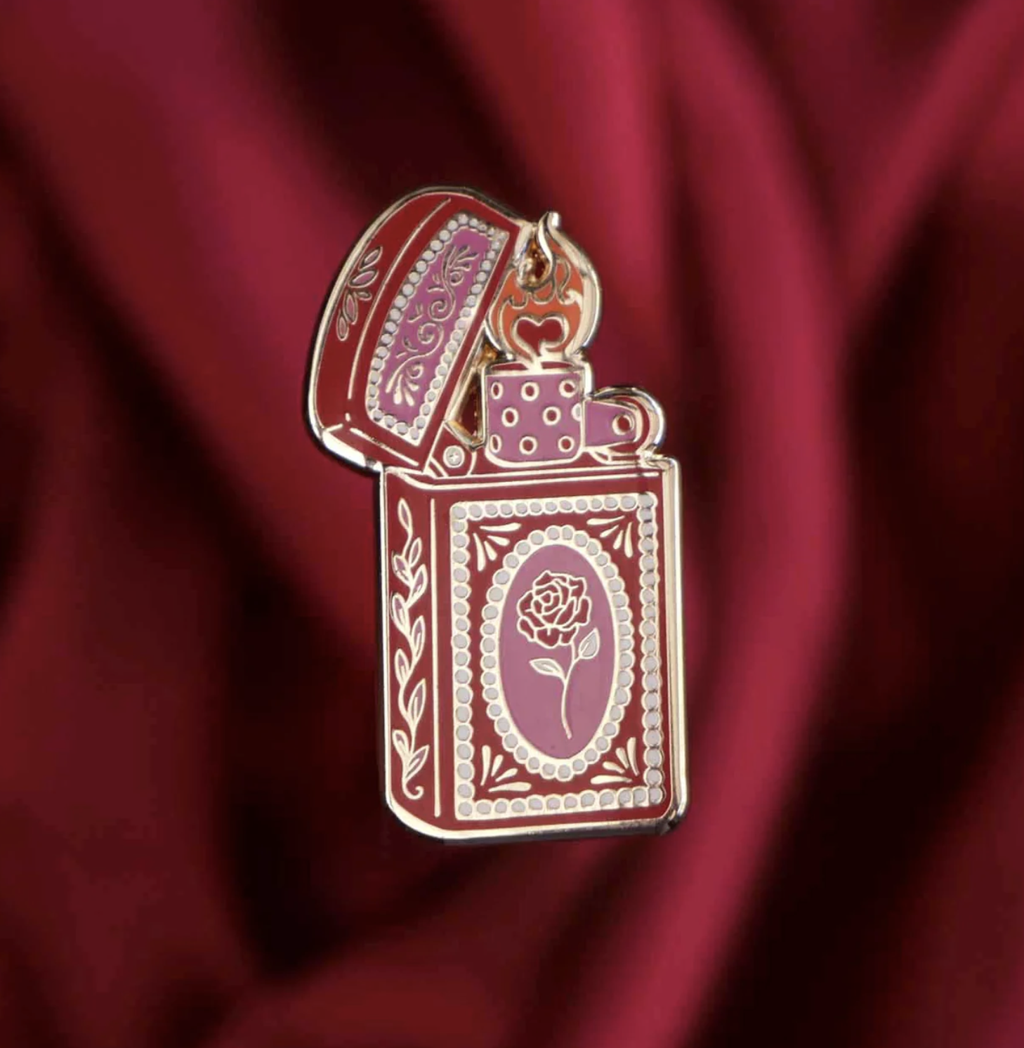 The Quirky Cup Collective - Light Me On Fire Enamel Pin