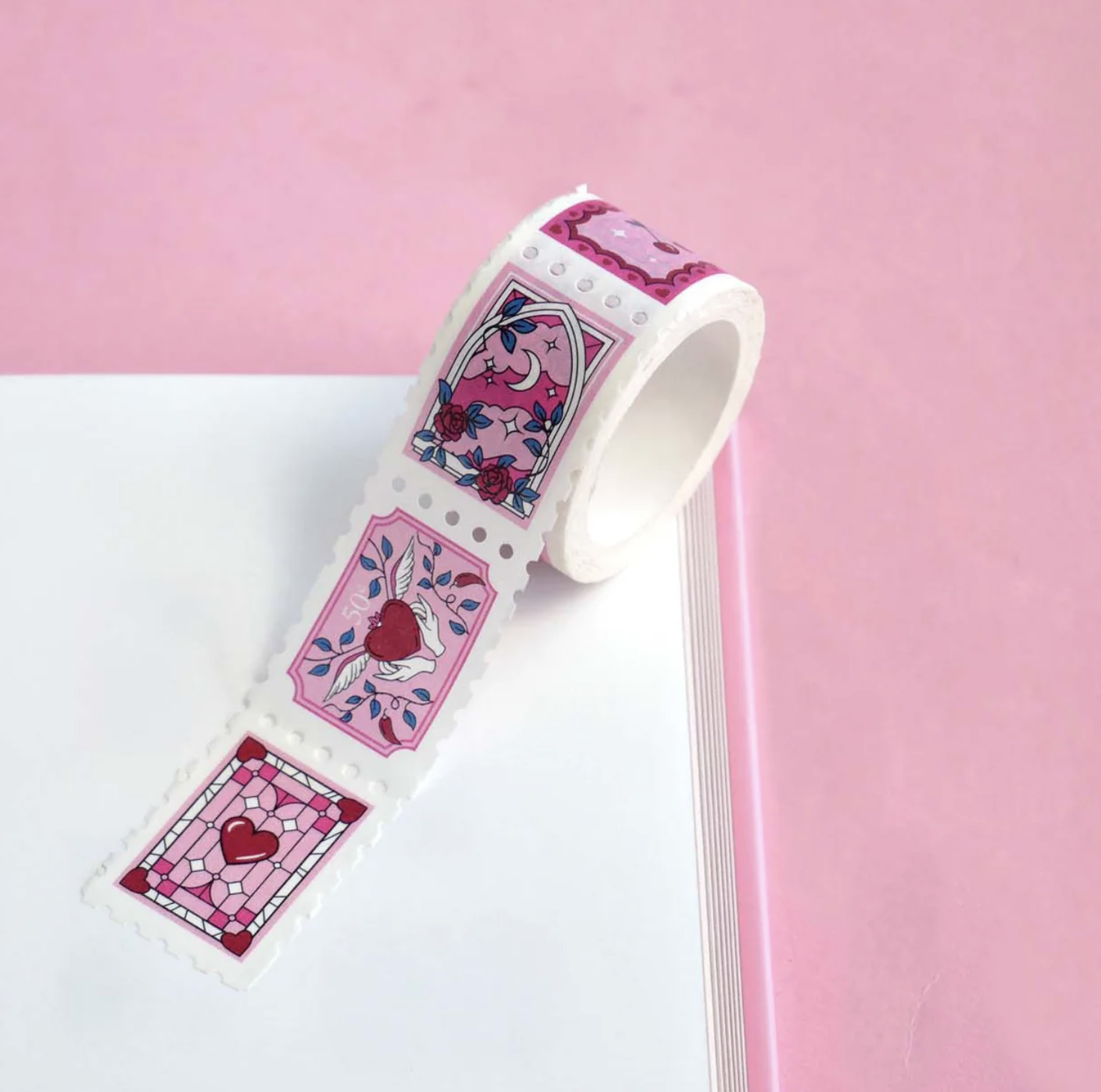The Quirky Cup Collective - Love Bite Stamp Washi Tape