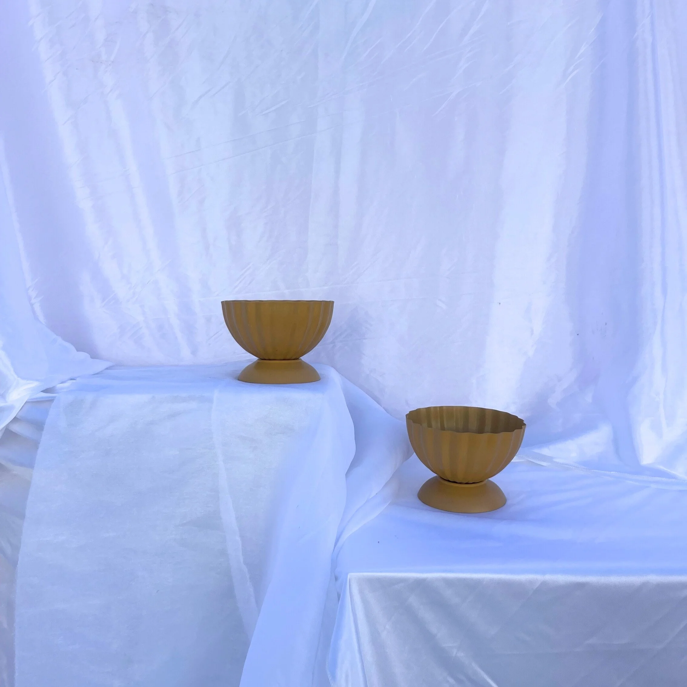 Small Ribbed Bowl - Mustard