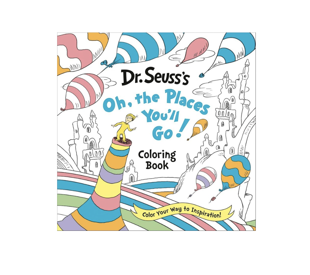Oh the Places You'll Go Colouring Book