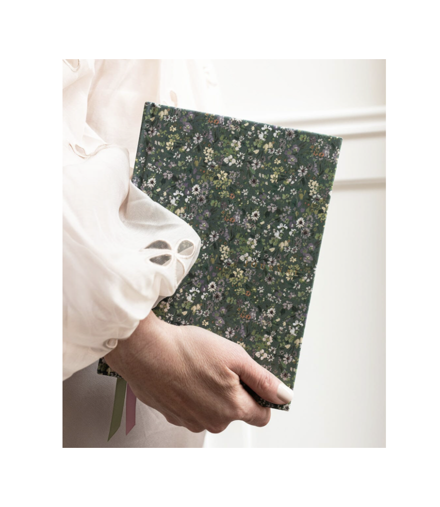 Linen Bound Journal - Summer Perennials