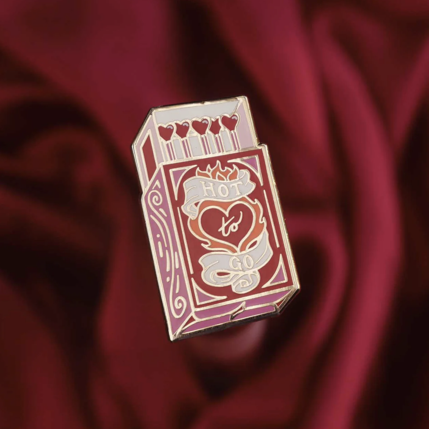 The Quirky Cup Collective - Hot To Go Enamel Pin