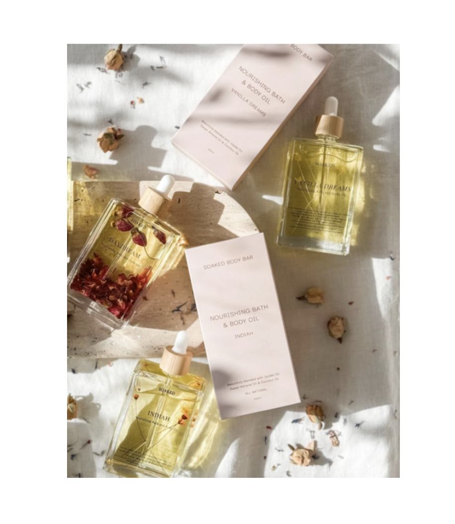 SOAKED BODY BAR -Nourishing Bath & Body Oil