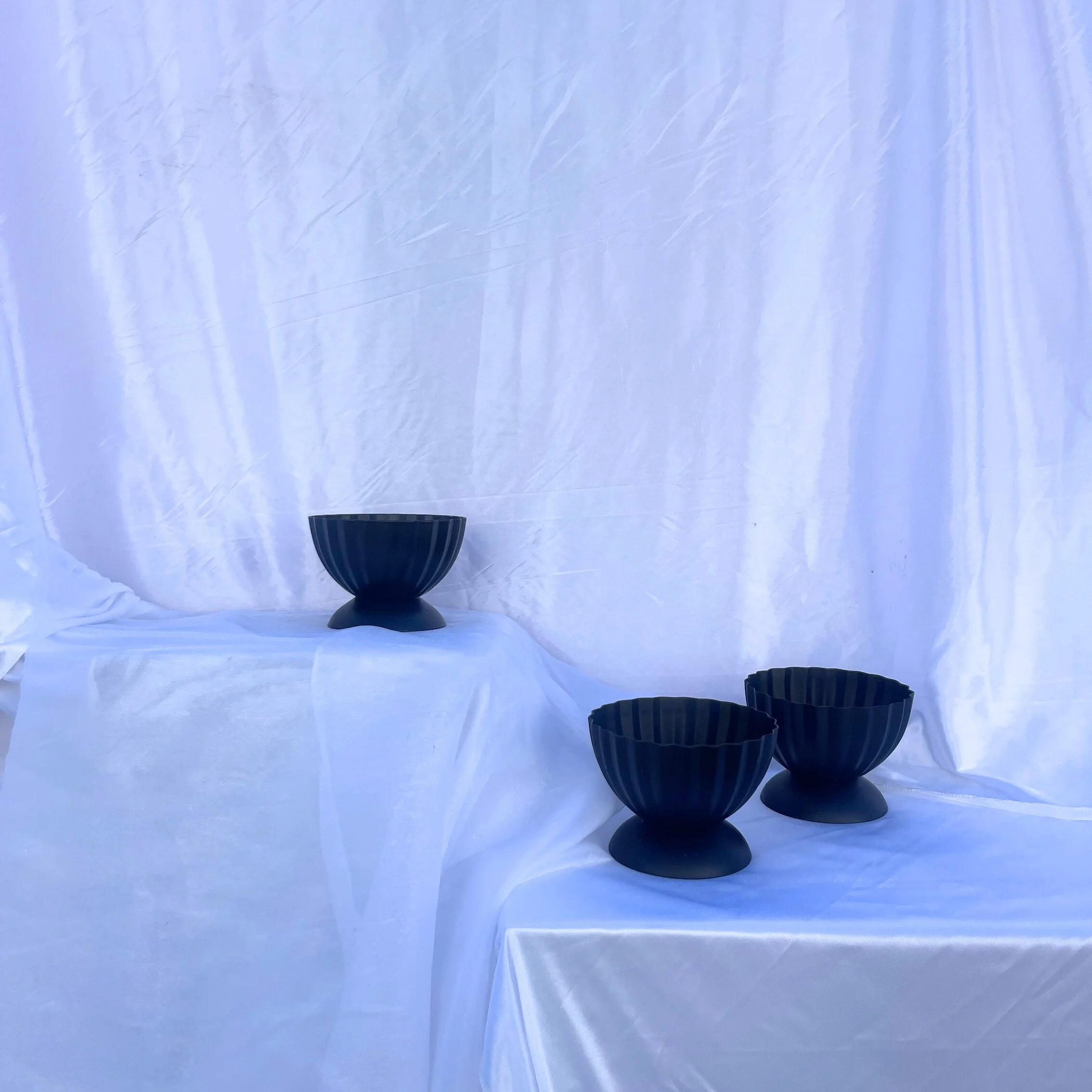 Small Ribbed Bowl - Black