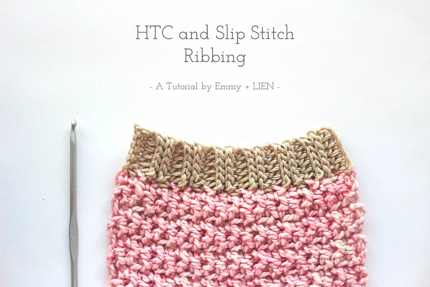 TUTORIAL: Crochet Ribbing pt. One | HTC and slip stitch