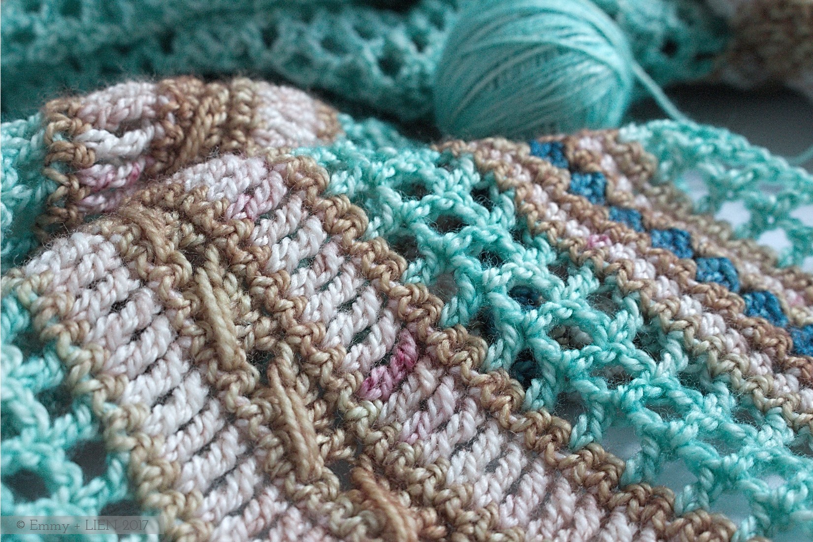 speckled yarn – not your average crochet