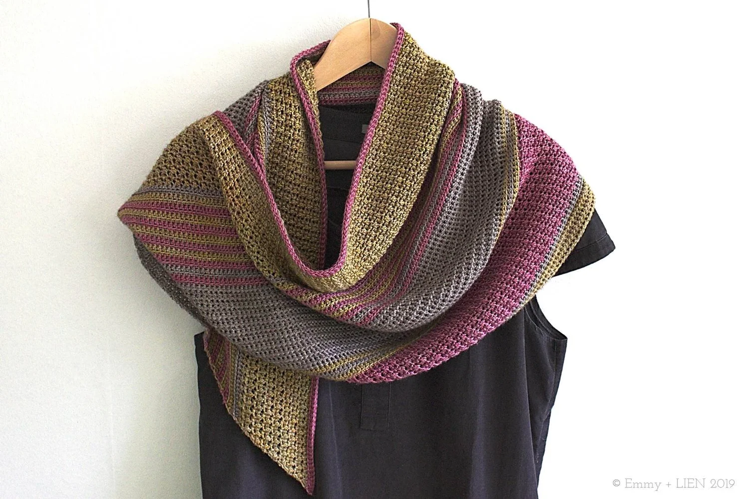 Harvested Crochet Shawl — Emmy + LIEN