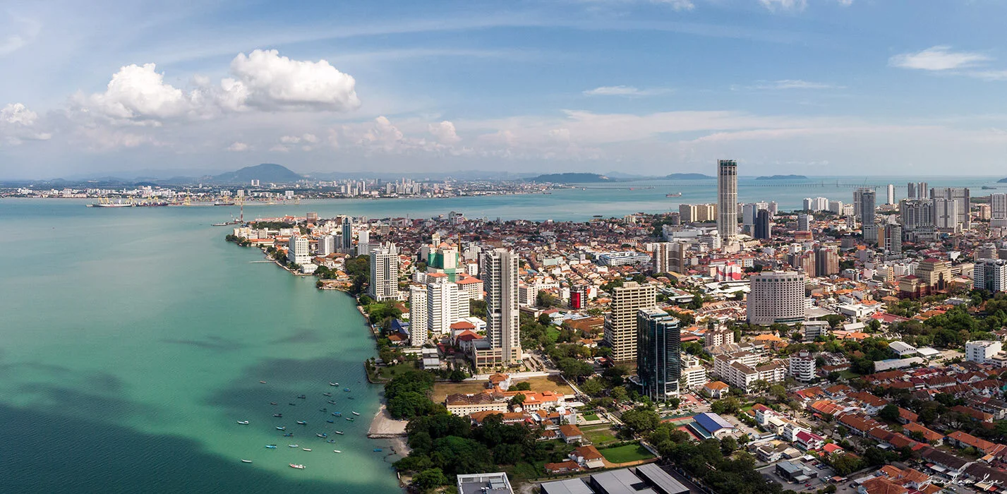 George Town from above