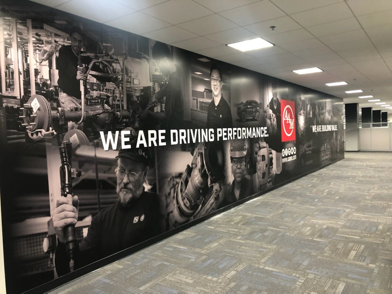 Facility Branding - Technology Center Wall