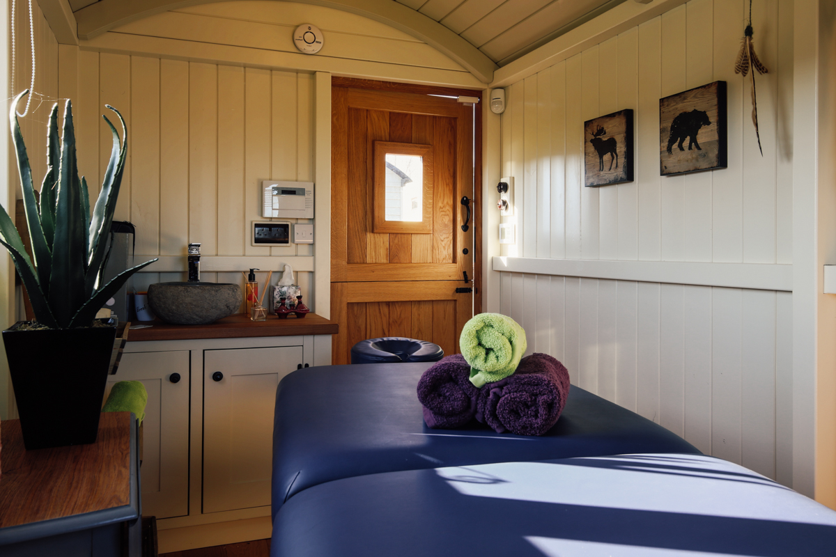 Shepherds hut at Red Sky Shepherds Huts