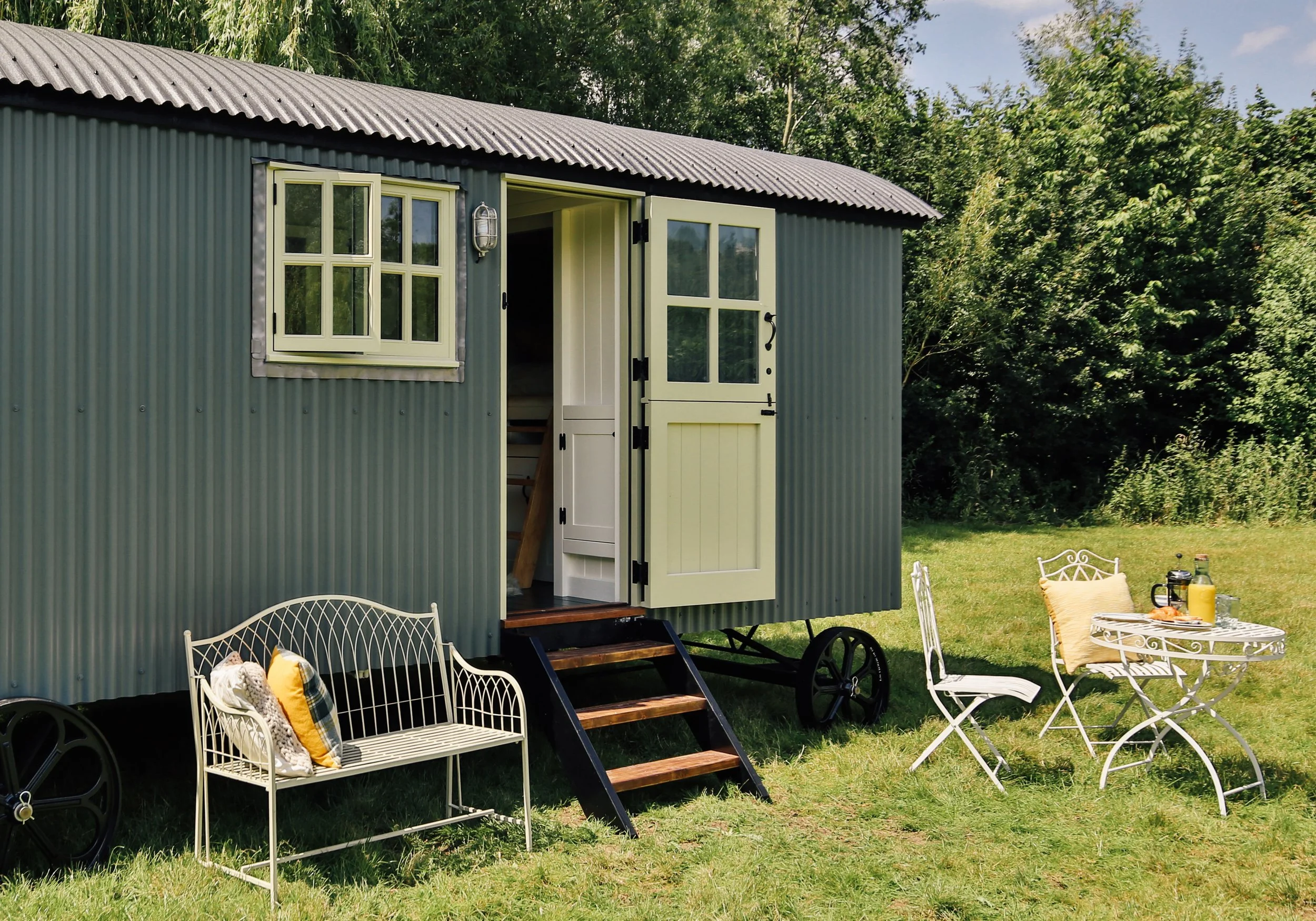 The Guest Hut - Large Shepherds Huts — Red Sky Shepherds Huts