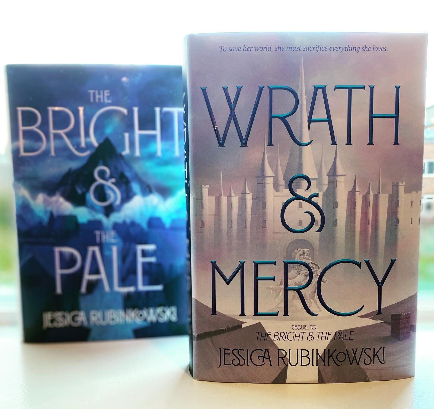 Spent my weekend reading WRATH &amp; MERCY by @jessrubinkowski , and it did not disappoint! If you are looking for an adventure story with wintery aesthetics and a great cast of characters, you&rsquo;ll love this duology!
.
.
.
#bookstagram #amreadin