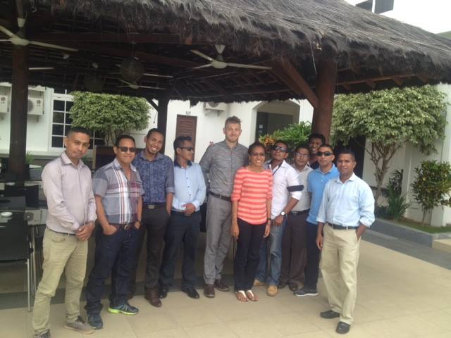 Working with environmental enforcement officials from the East Timor government in May 2016