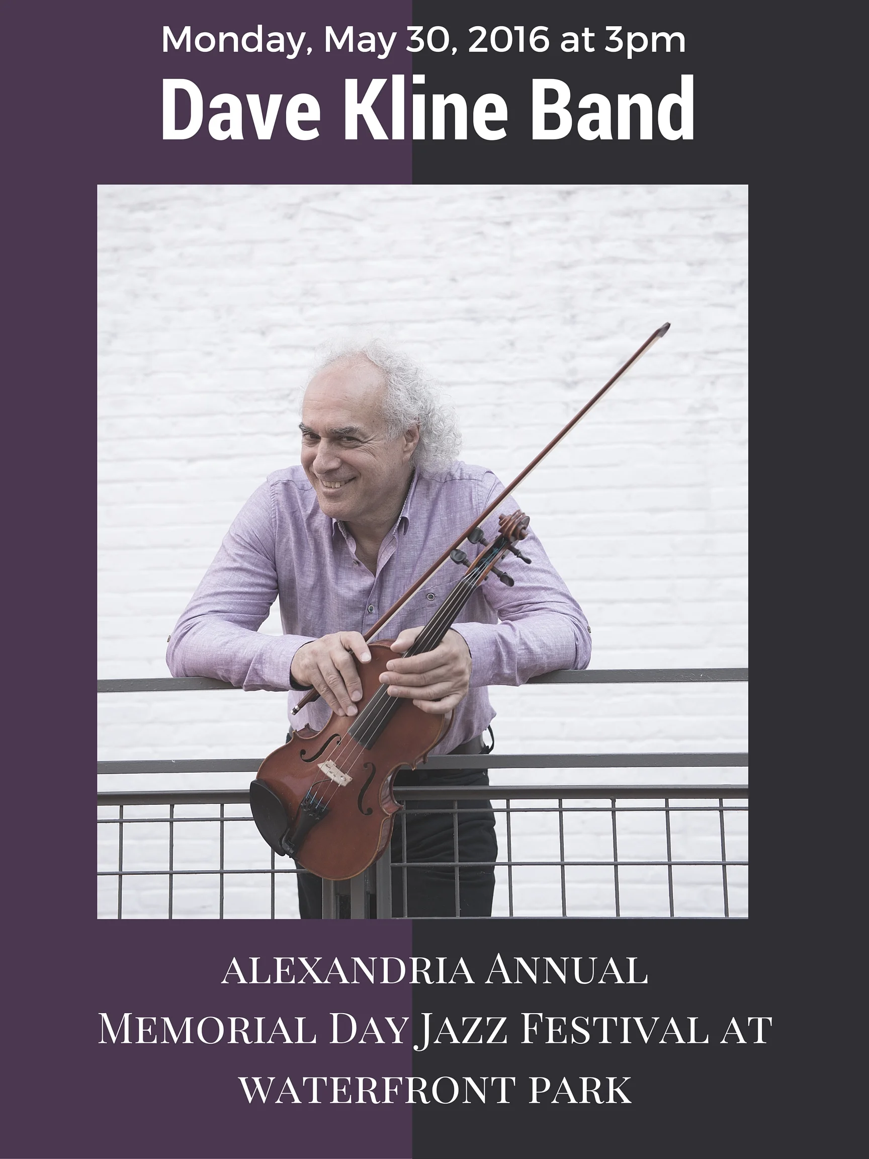 Dave Kline Band at Alexandria Memorial Day Jazz Festival at Waterfront Park