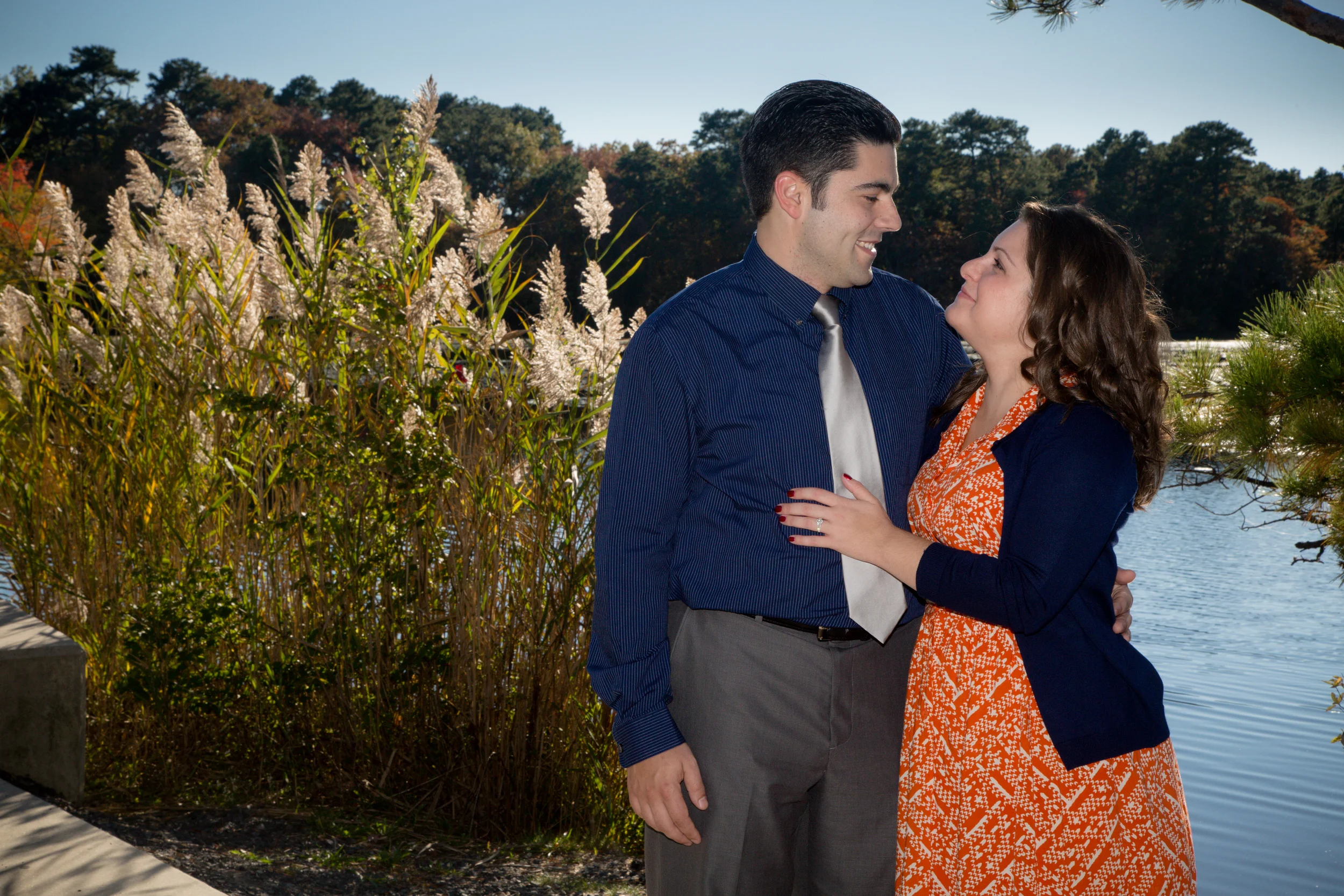 Engagement Photography Session at Stockton University in Galloway New Jersey by Anastasia Hanney Photography