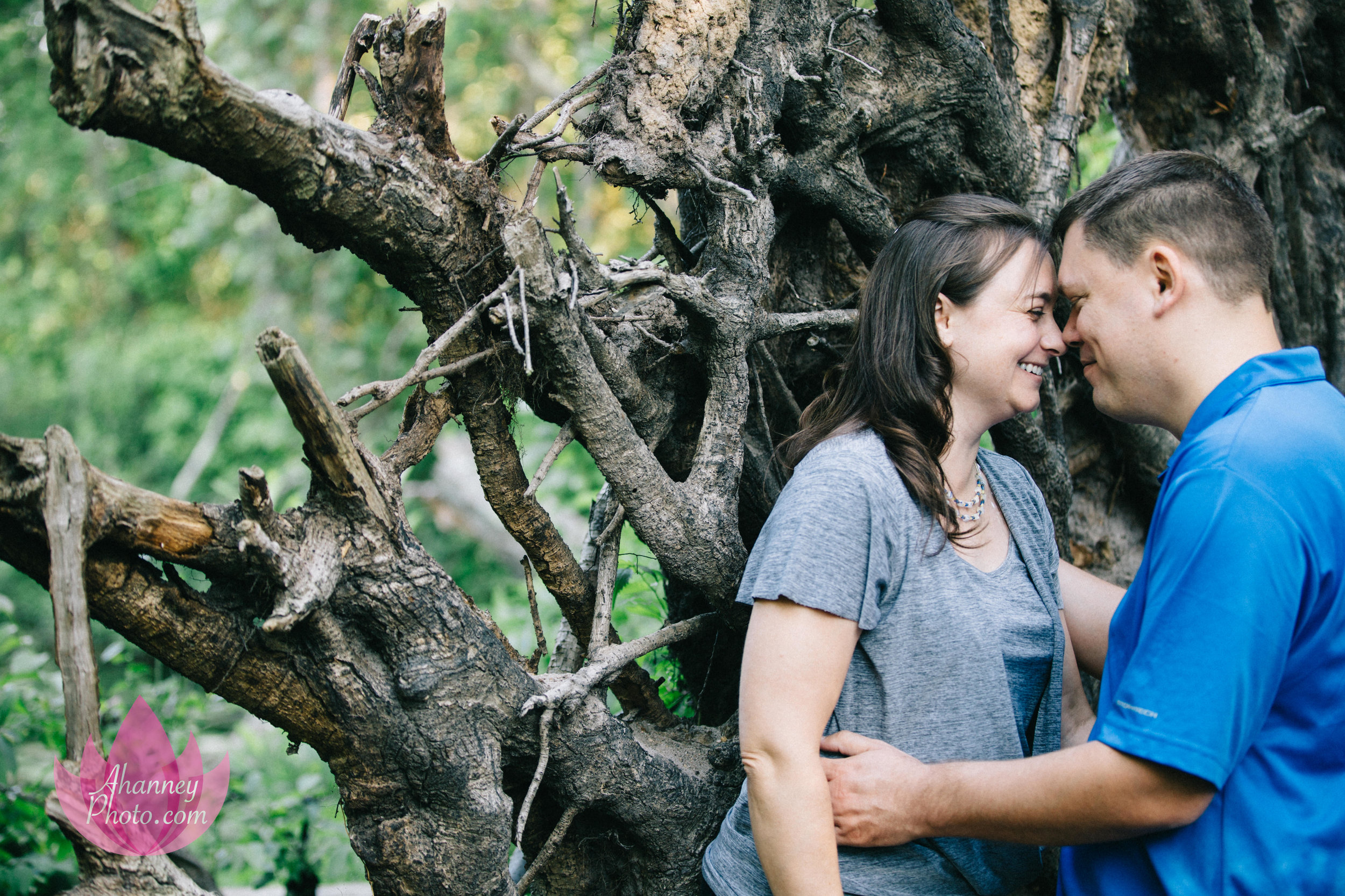 Engagement Photographer in the Woods New Jersey She Said Yes